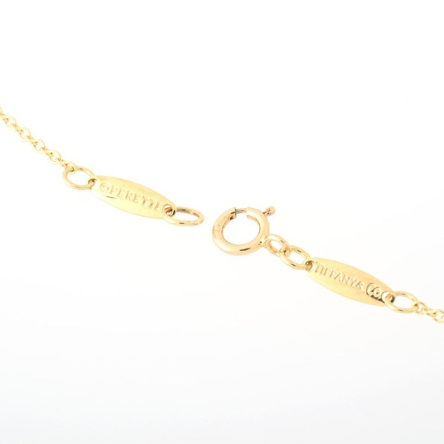 Tiffany & Co Open Heart, Gold, Yellow Gold, necklace