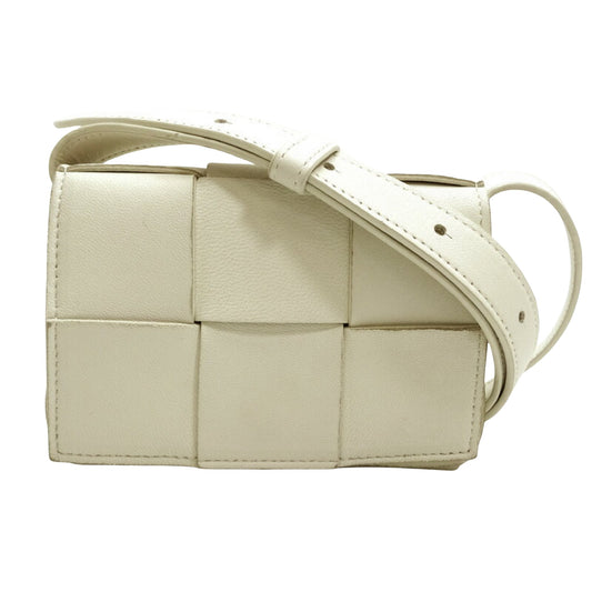 Bottega Veneta Cassette, White, Leather, shopper