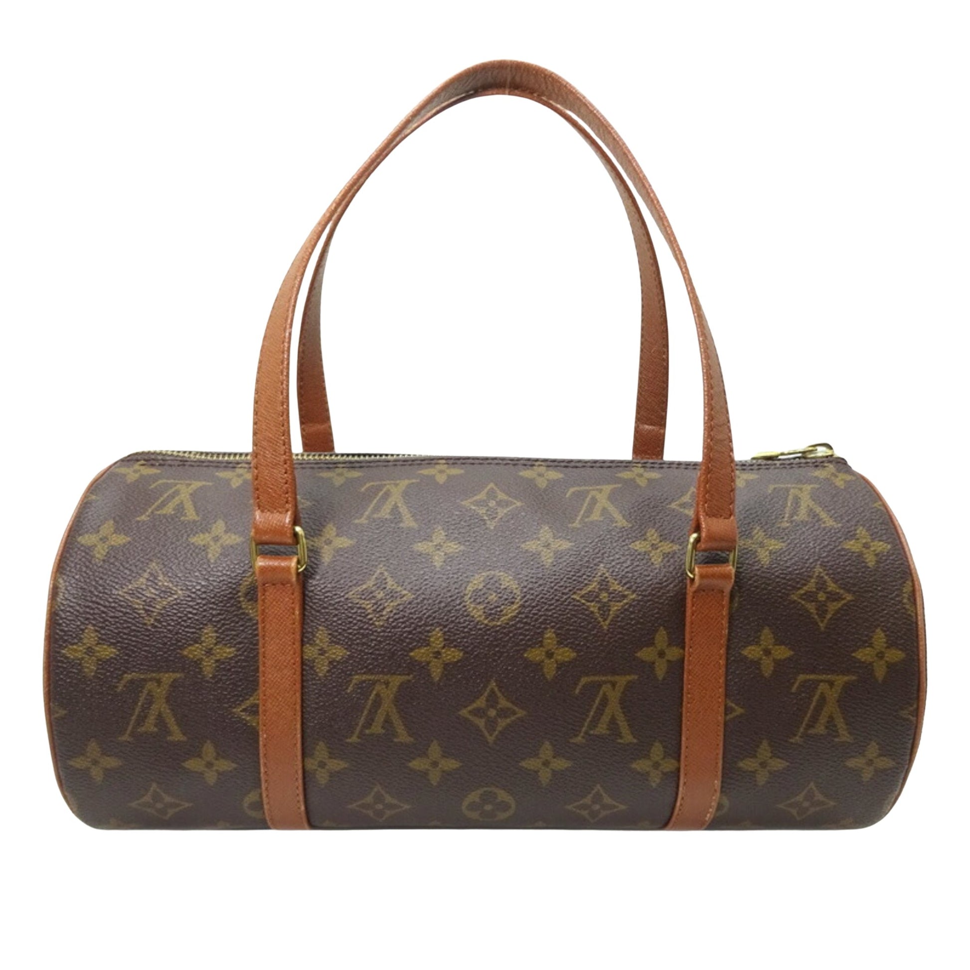 Louis Vuitton Papillon 30, Brown, Canvas, handbag