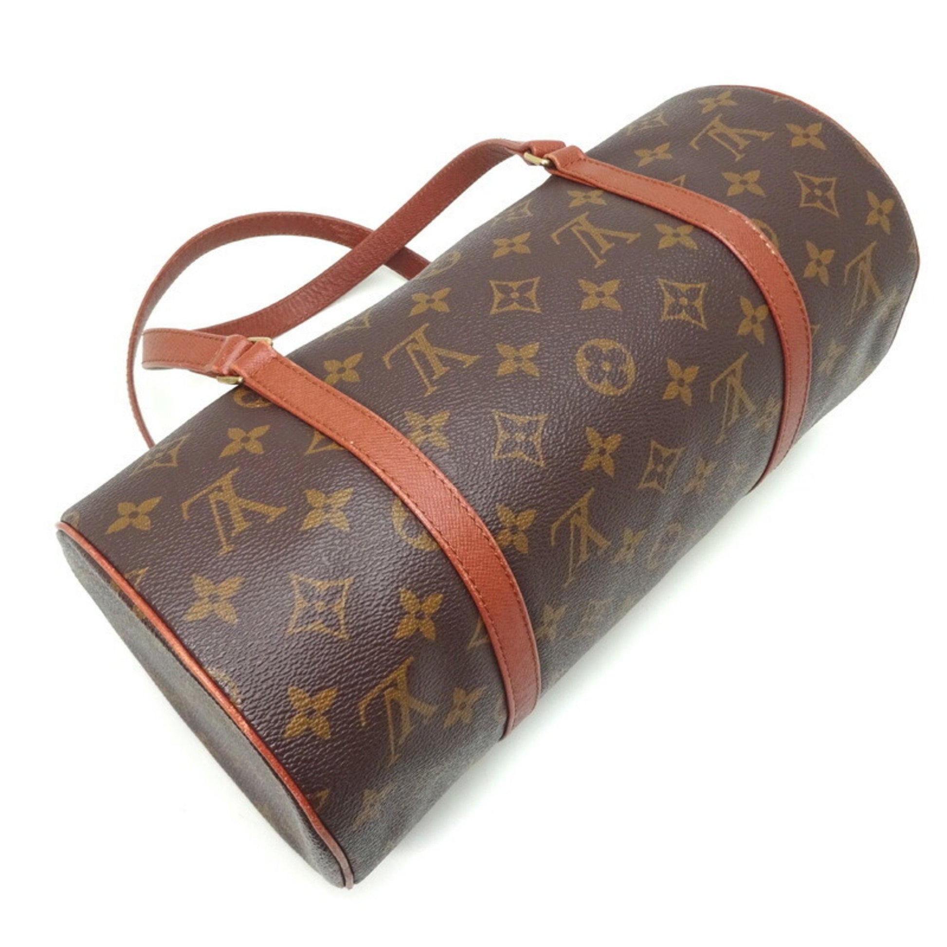 Louis Vuitton Papillon 30, Brown, Canvas, handbag