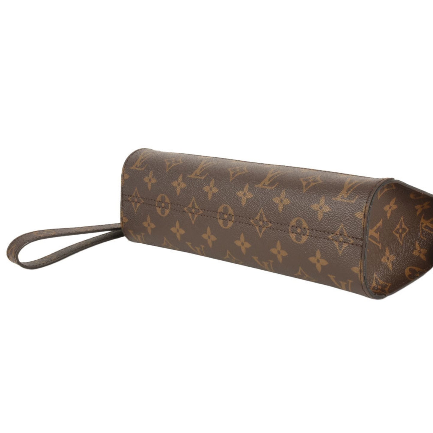 Louis Vuitton Chess, Brown, Canvas, clutch