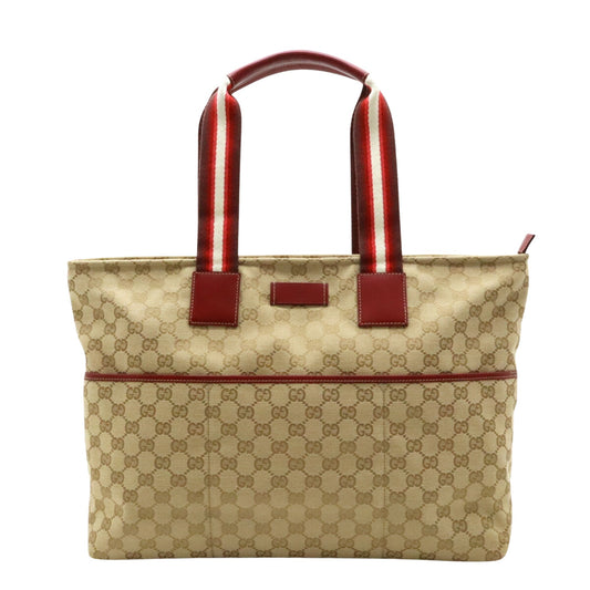 Gucci GG canvas, Beige, Canvas, tote