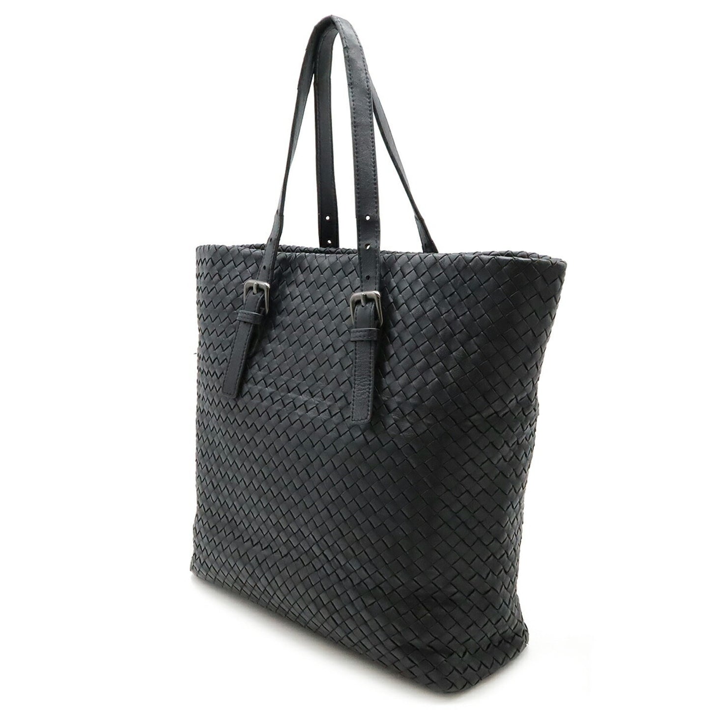 Bottega Veneta Intrecciato, Black, Leather, shoulder