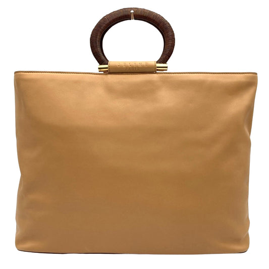 Céline -, Beige, Leather, tote