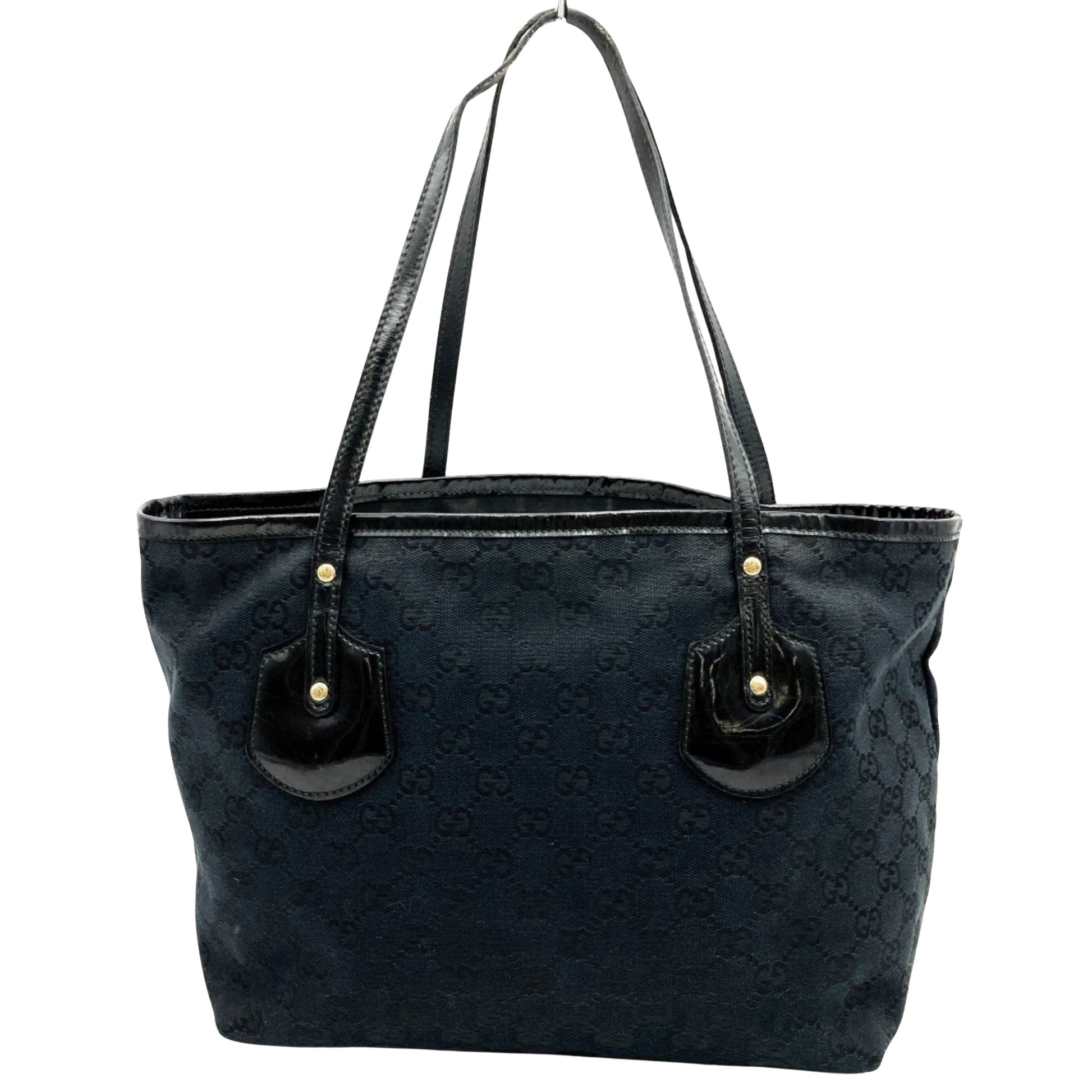 Gucci Jackie, Black, Canvas, tote