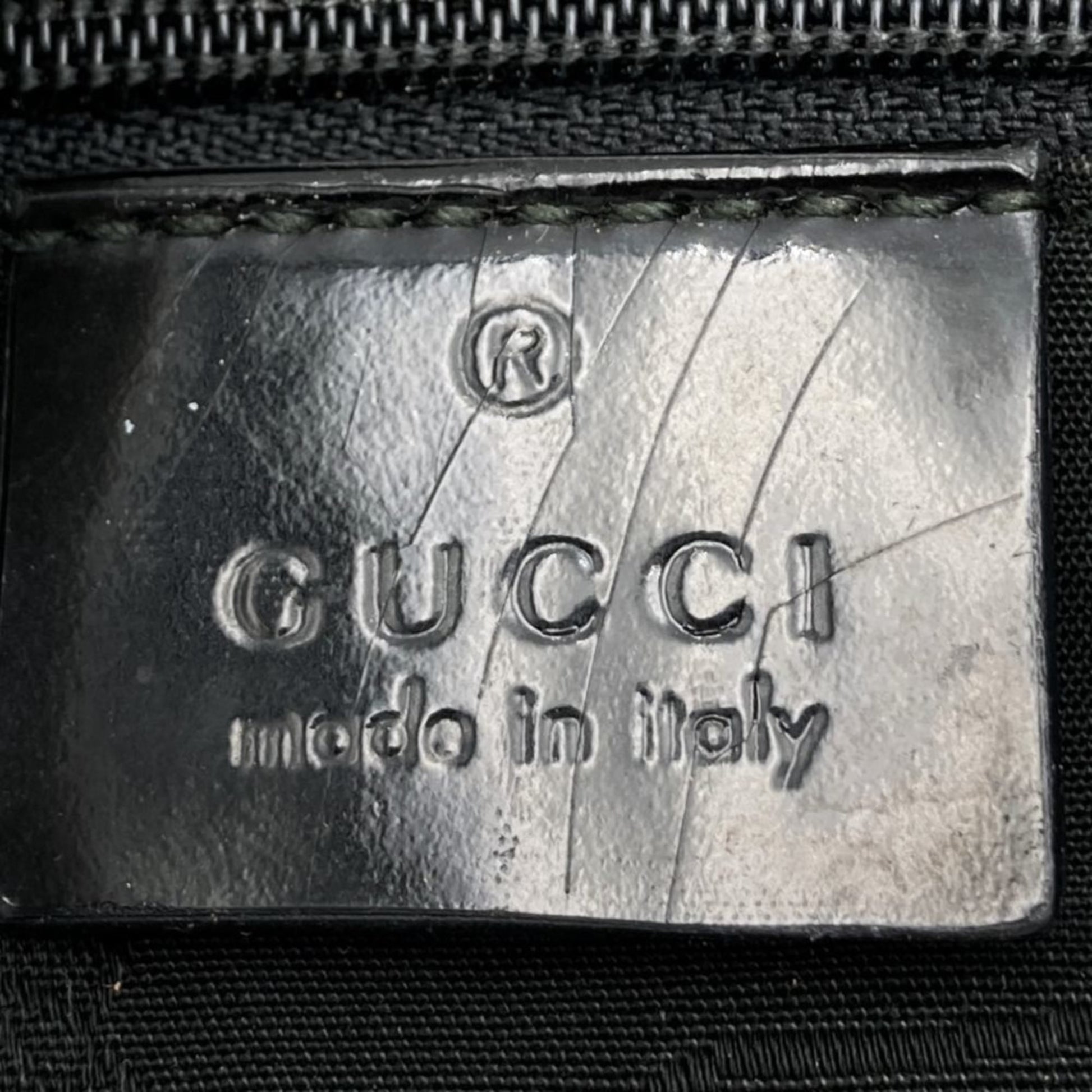 Gucci Jackie, Black, Canvas, tote