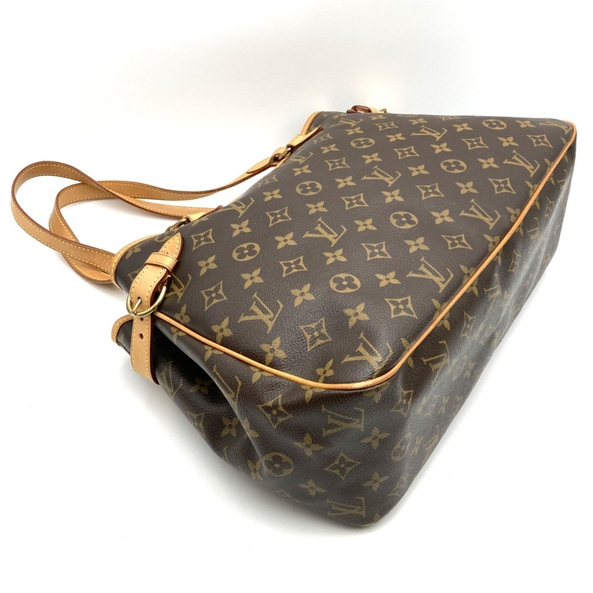 Louis Vuitton Batignolles, Brown, Canvas, tote