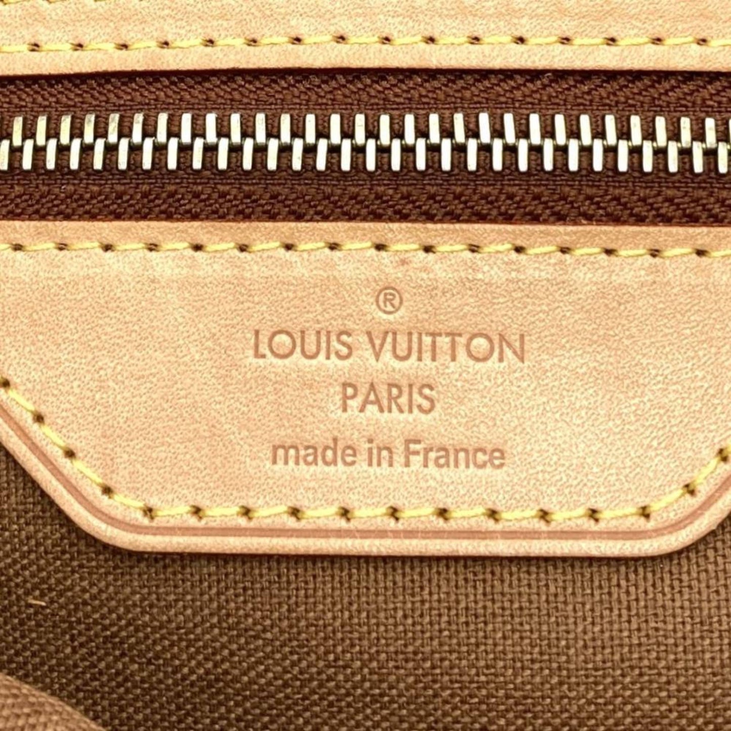 Louis Vuitton Batignolles, Brown, Canvas, tote