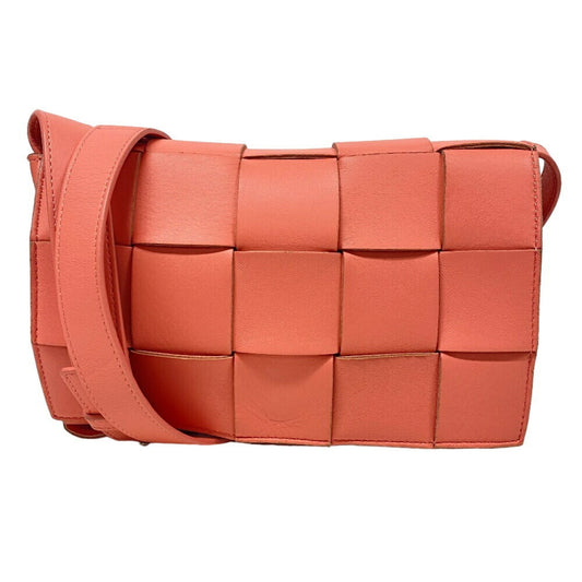 Bottega Veneta Cassette, Pink, Leather, shoulder