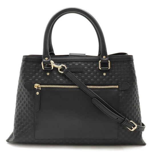 Gucci Micro guccissima, Black, Leather, handbag