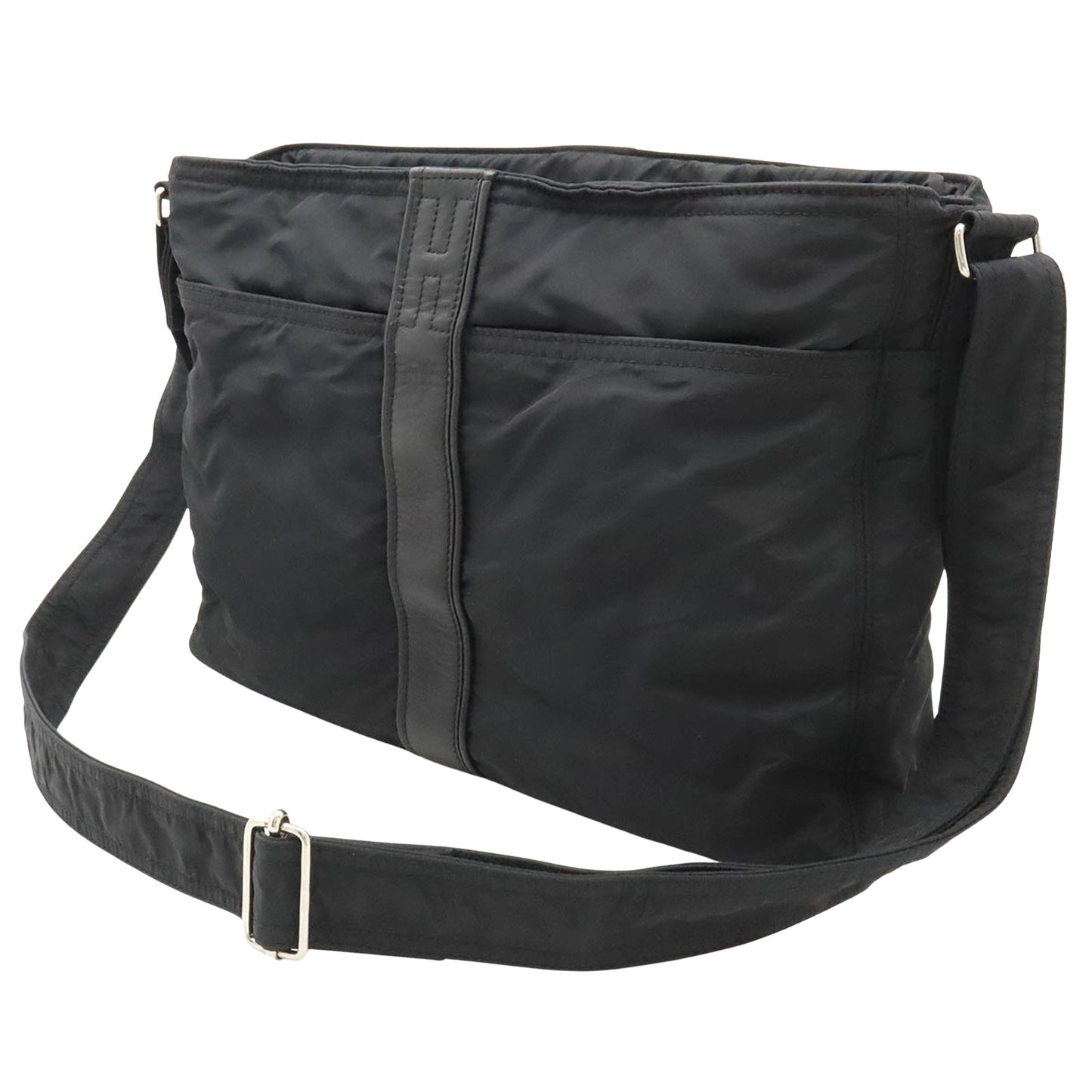 Hermès Acapulco, Black, Canvas, shoulder