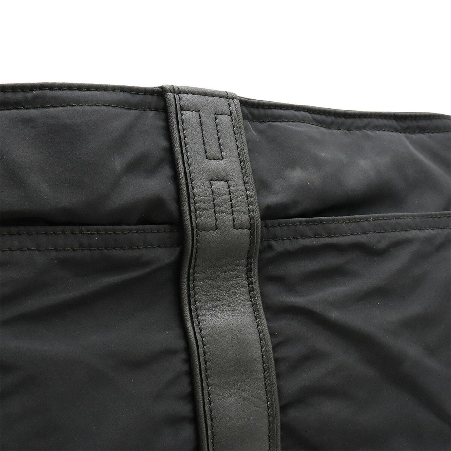 Hermès Acapulco, Black, Canvas, shoulder