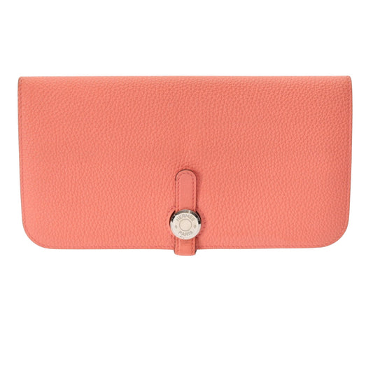 Hermès Dogon, Pink, Leather, wallet