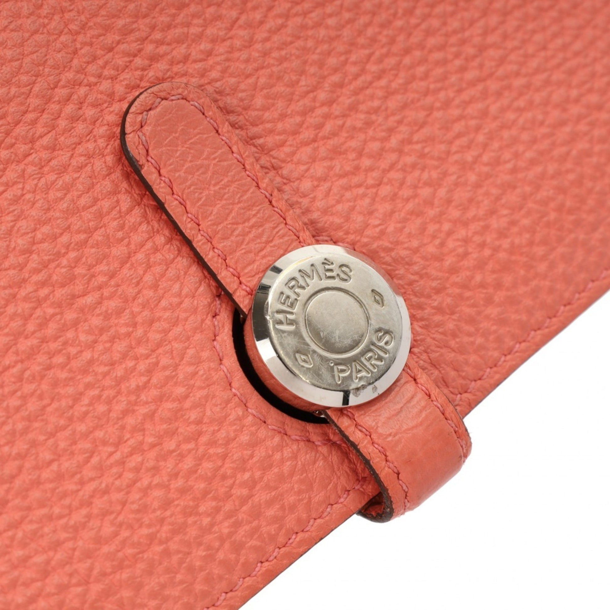 Hermès Dogon, Pink, Leather, wallet