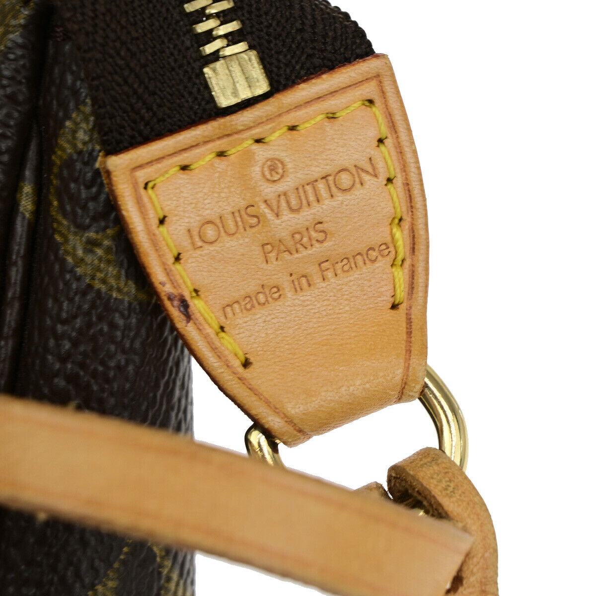 Louis Vuitton Pochette accessoires, Brown, Canvas, clutch