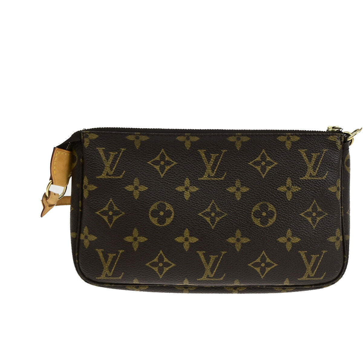 Louis Vuitton Pochette accessoires, Brown, Canvas, clutch