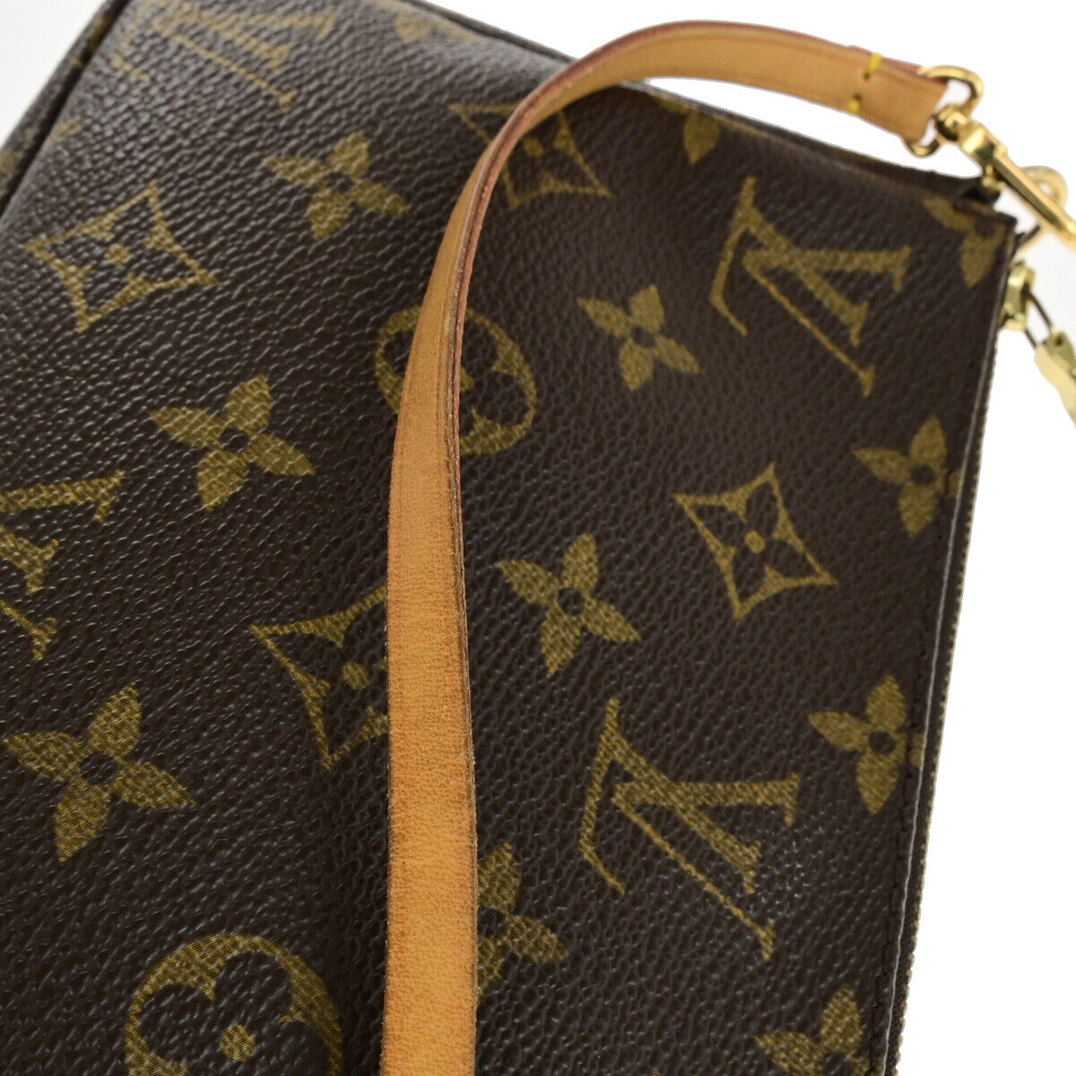 Louis Vuitton Pochette accessoires, Brown, Canvas, clutch