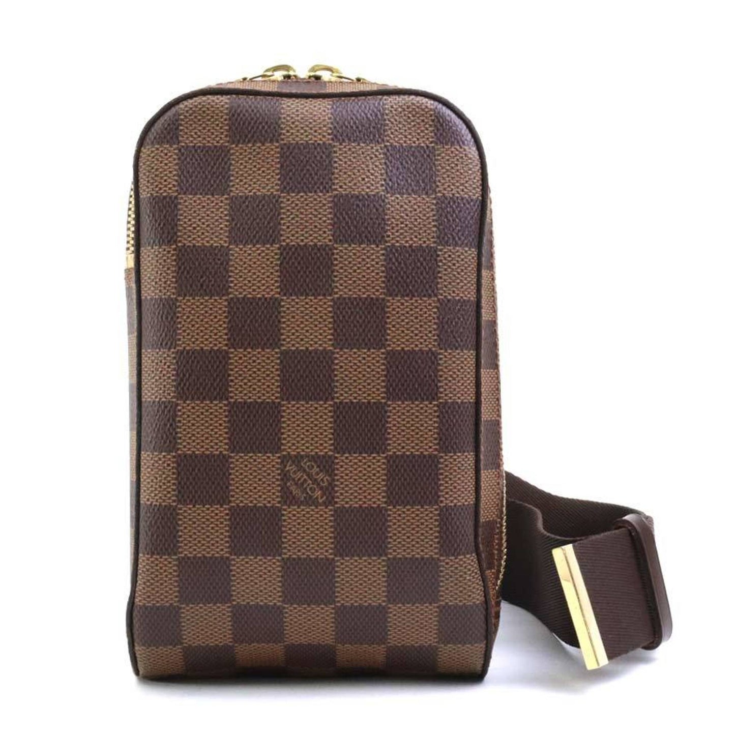 Louis Vuitton Geronimos, Brown, Canvas, shoulder