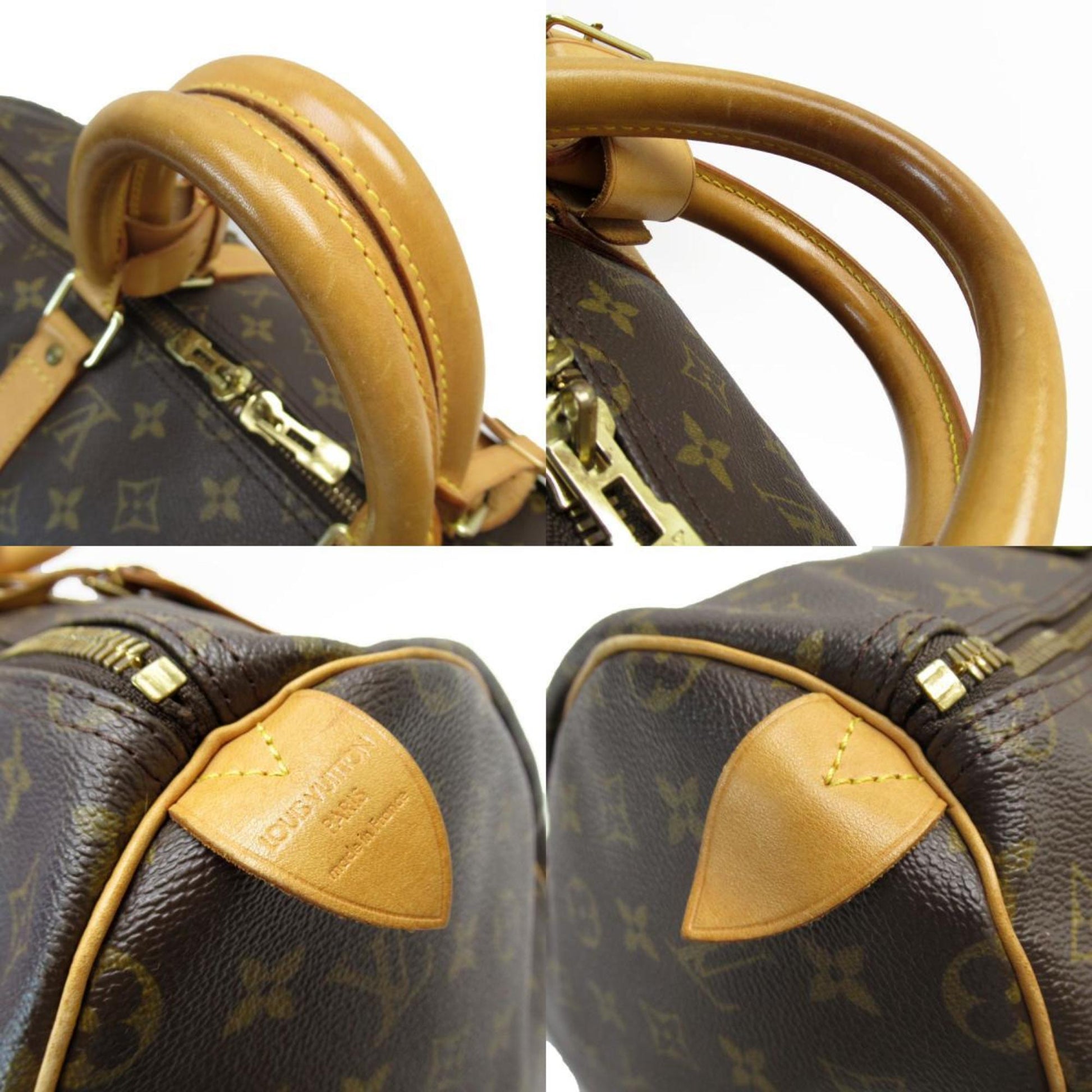 Louis Vuitton Keepall 50, Brown, Canvas, travel