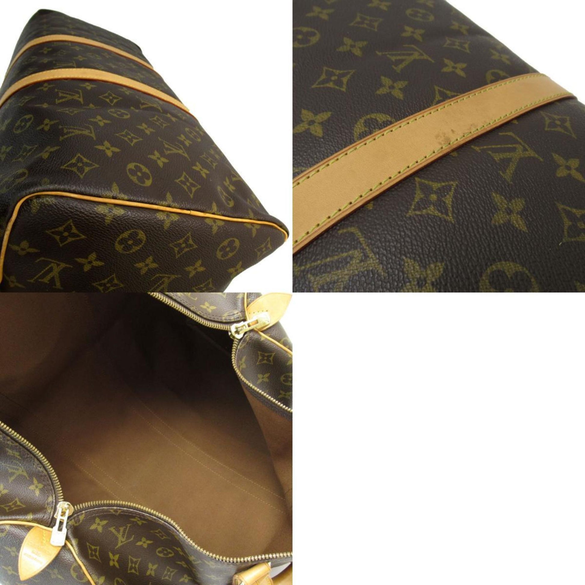 Louis Vuitton Keepall 50, Brown, Canvas, travel