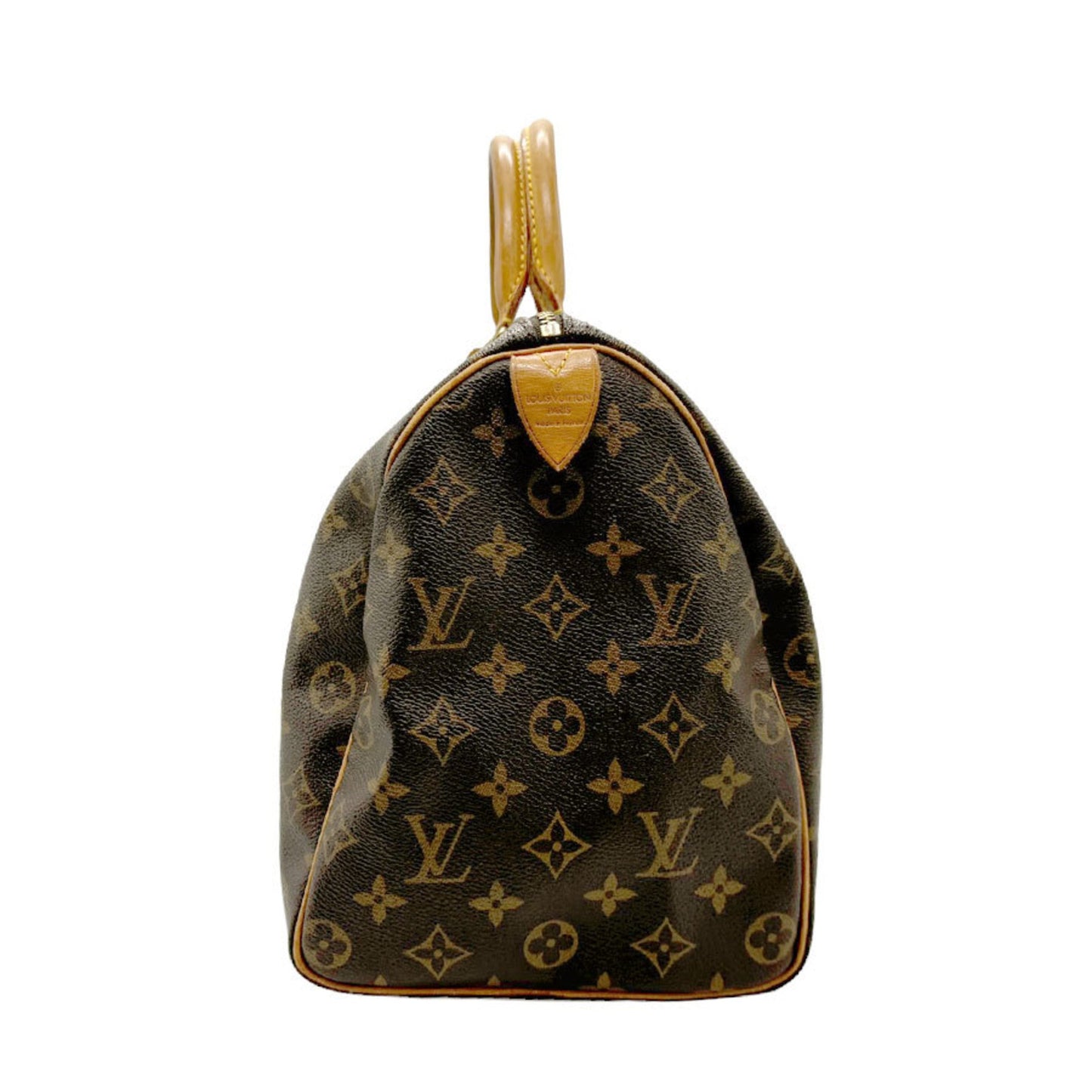 Louis Vuitton Speedy 35, Brown, Canvas, handbag