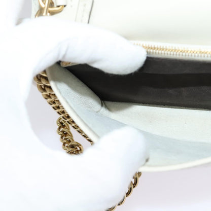 Gucci Horsebit, White, Leather, clutch