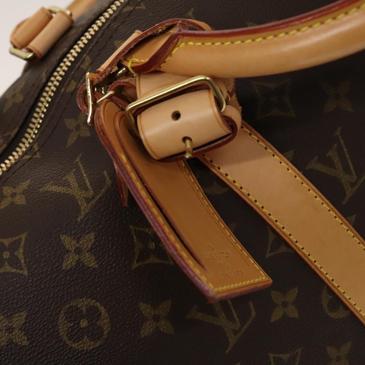 Louis Vuitton Keepall 50, Brown, Canvas, travel