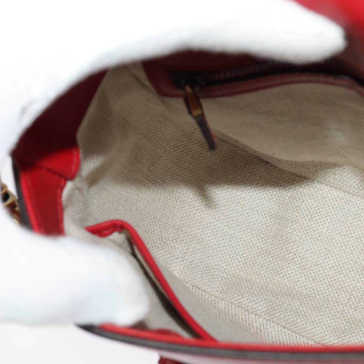 Gucci Lady Web, Red, Leather, shoulder