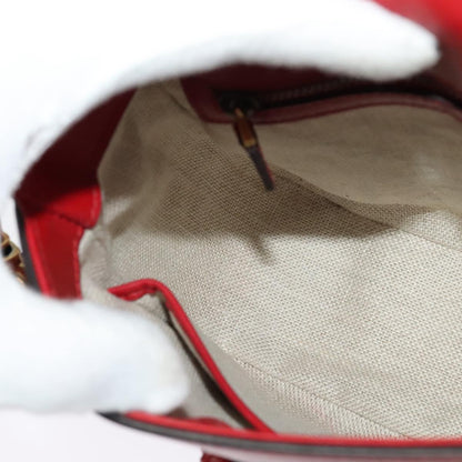 Gucci Lady Web, Red, Leather, shoulder