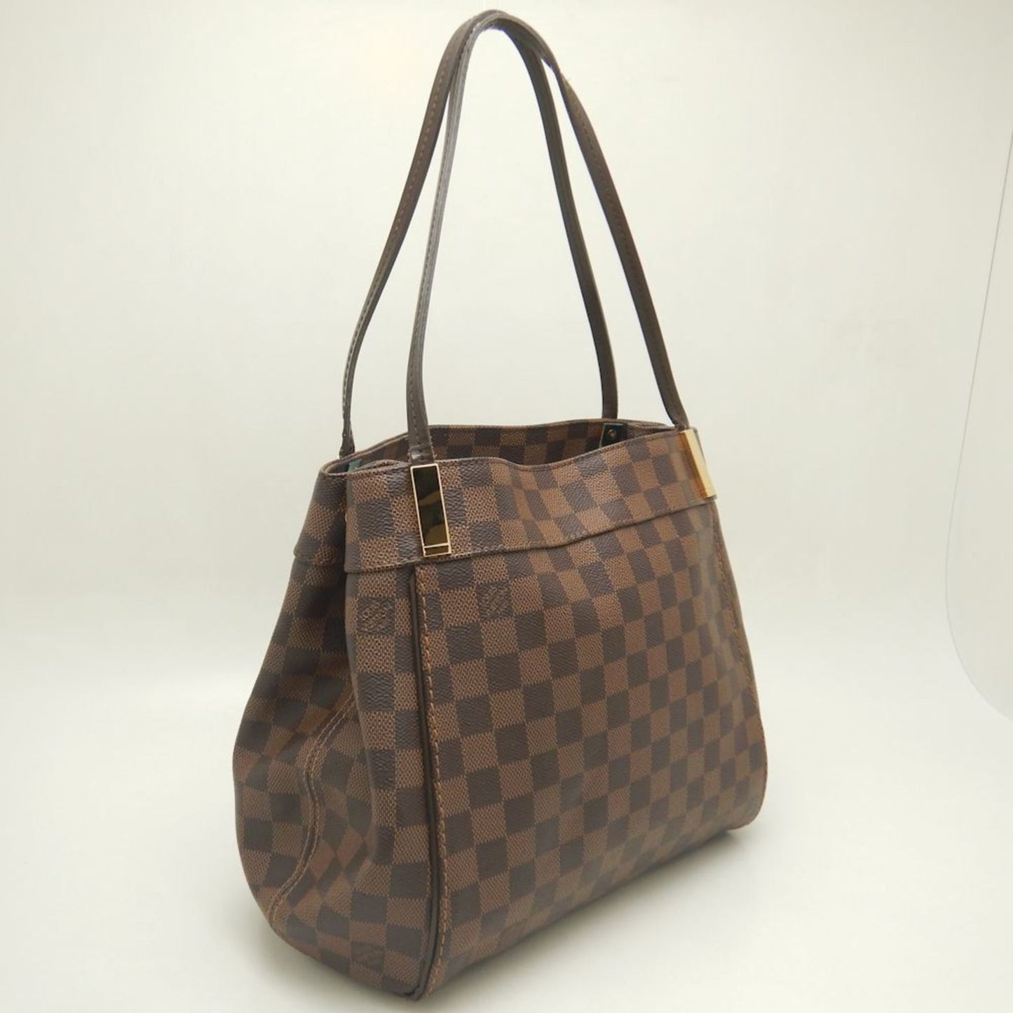 Louis Vuitton Marylebone, Brown, Canvas, shoulder