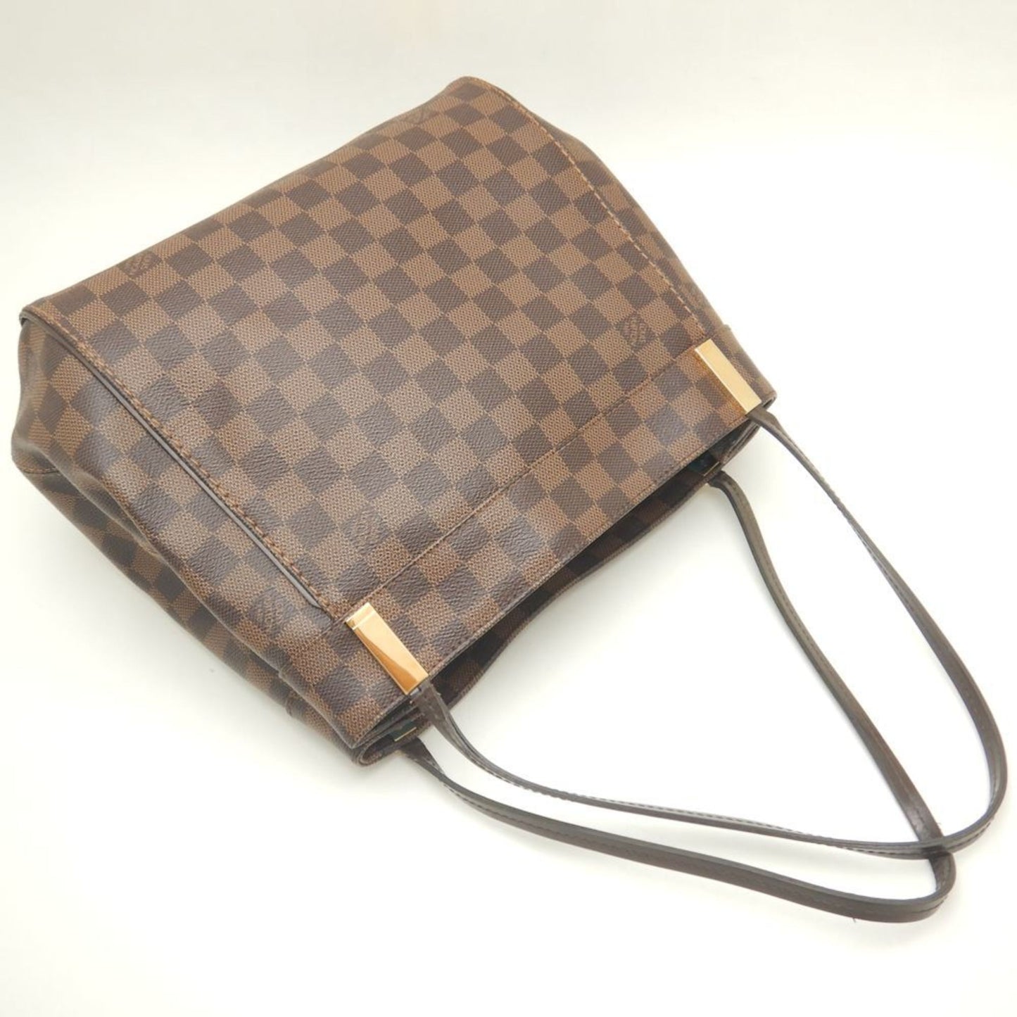 Louis Vuitton Marylebone, Brown, Canvas, shoulder