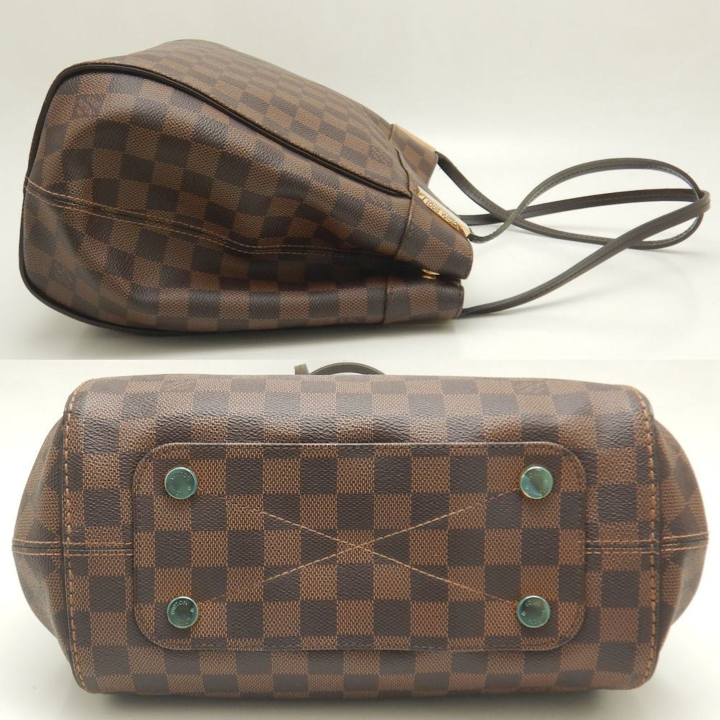 Louis Vuitton Marylebone, Brown, Canvas, shoulder