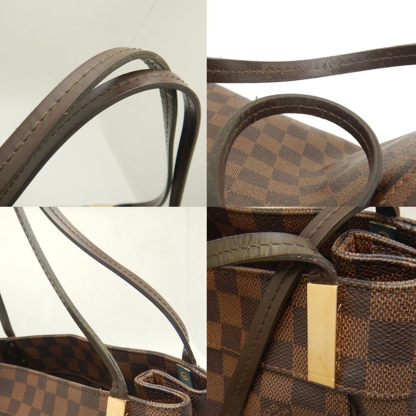 Louis Vuitton Marylebone, Brown, Canvas, shoulder