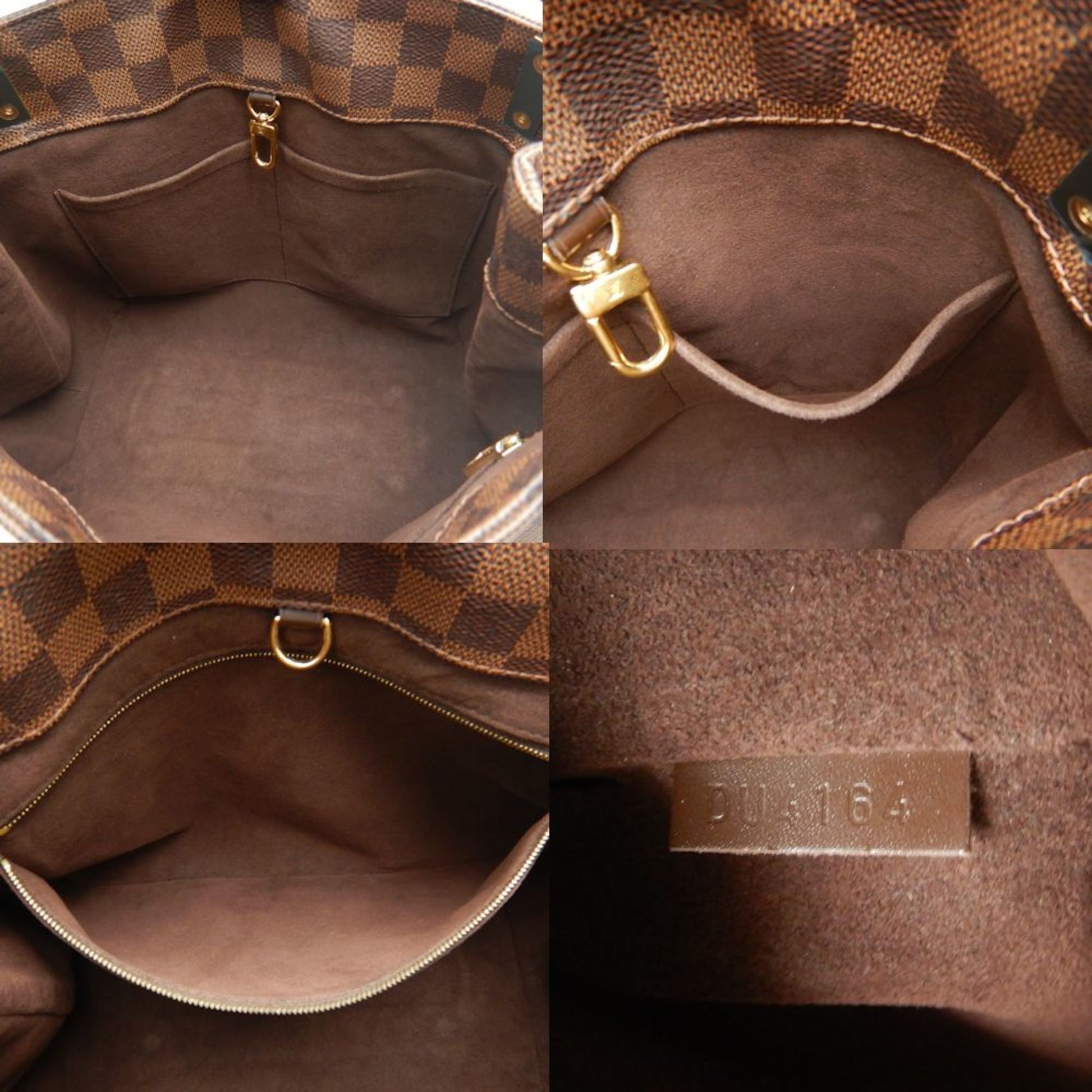 Louis Vuitton Marylebone, Brown, Canvas, shoulder