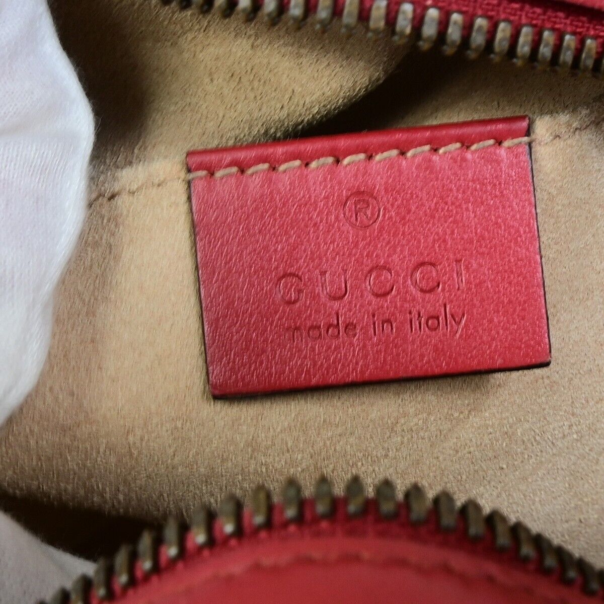 Gucci GG Marmont, Red, Leather, shoulder