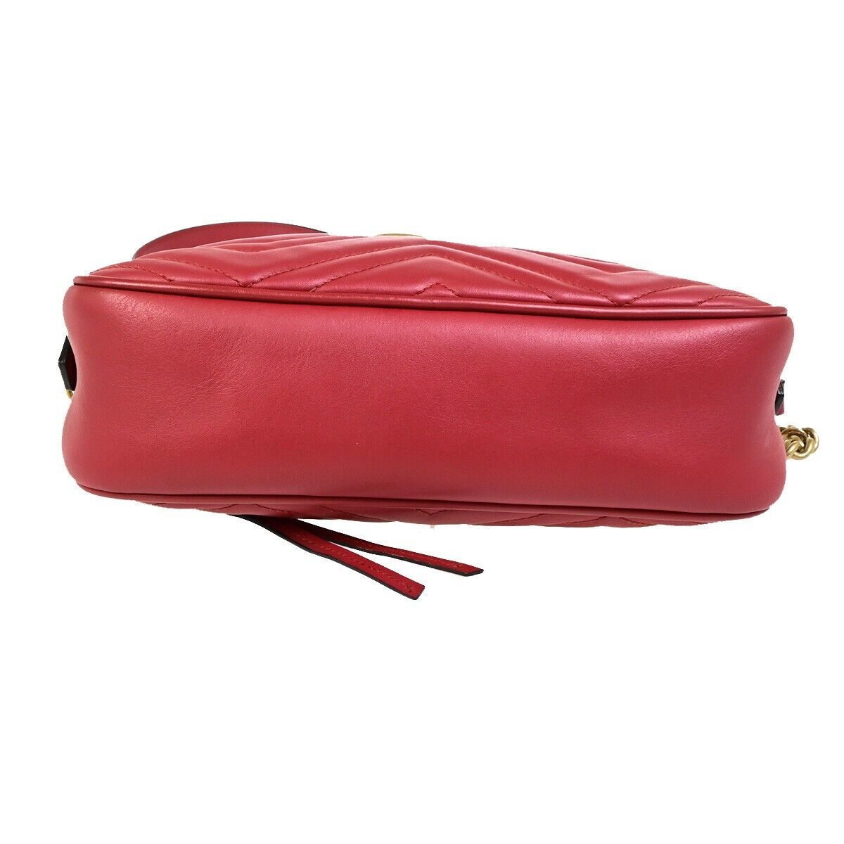 Gucci GG Marmont, Red, Leather, shoulder