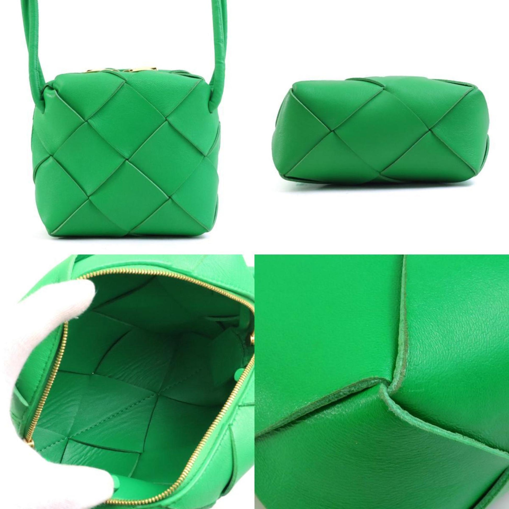 Bottega Veneta Cassette, Green, Leather, shopper