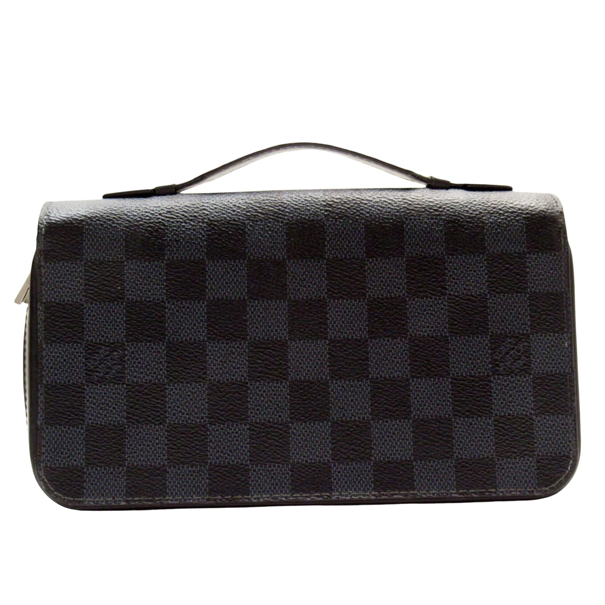 Louis Vuitton Zippy XL, Grey, Canvas, wallet