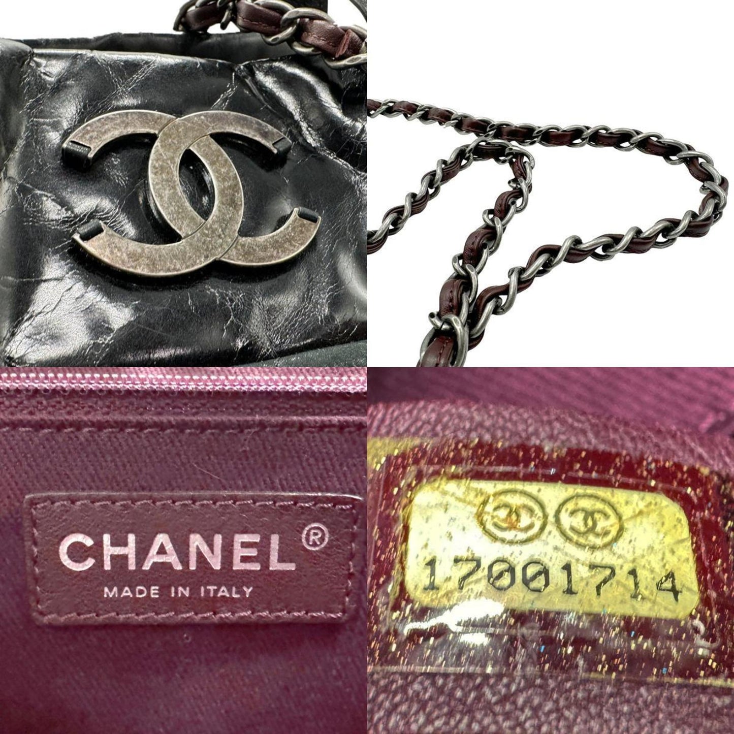 Chanel In the mix, Black, Leather, shoulder