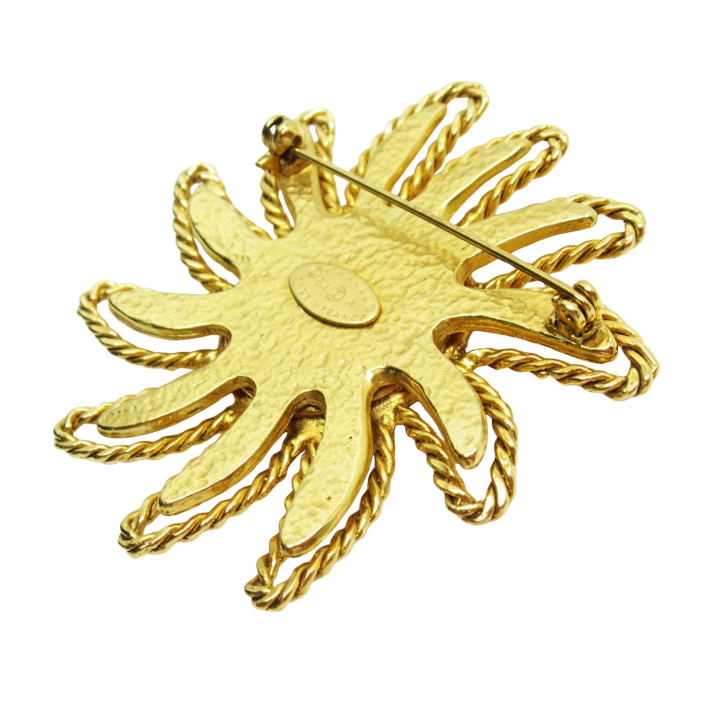 Chanel Coco Mark, Gold, Metal, brooch