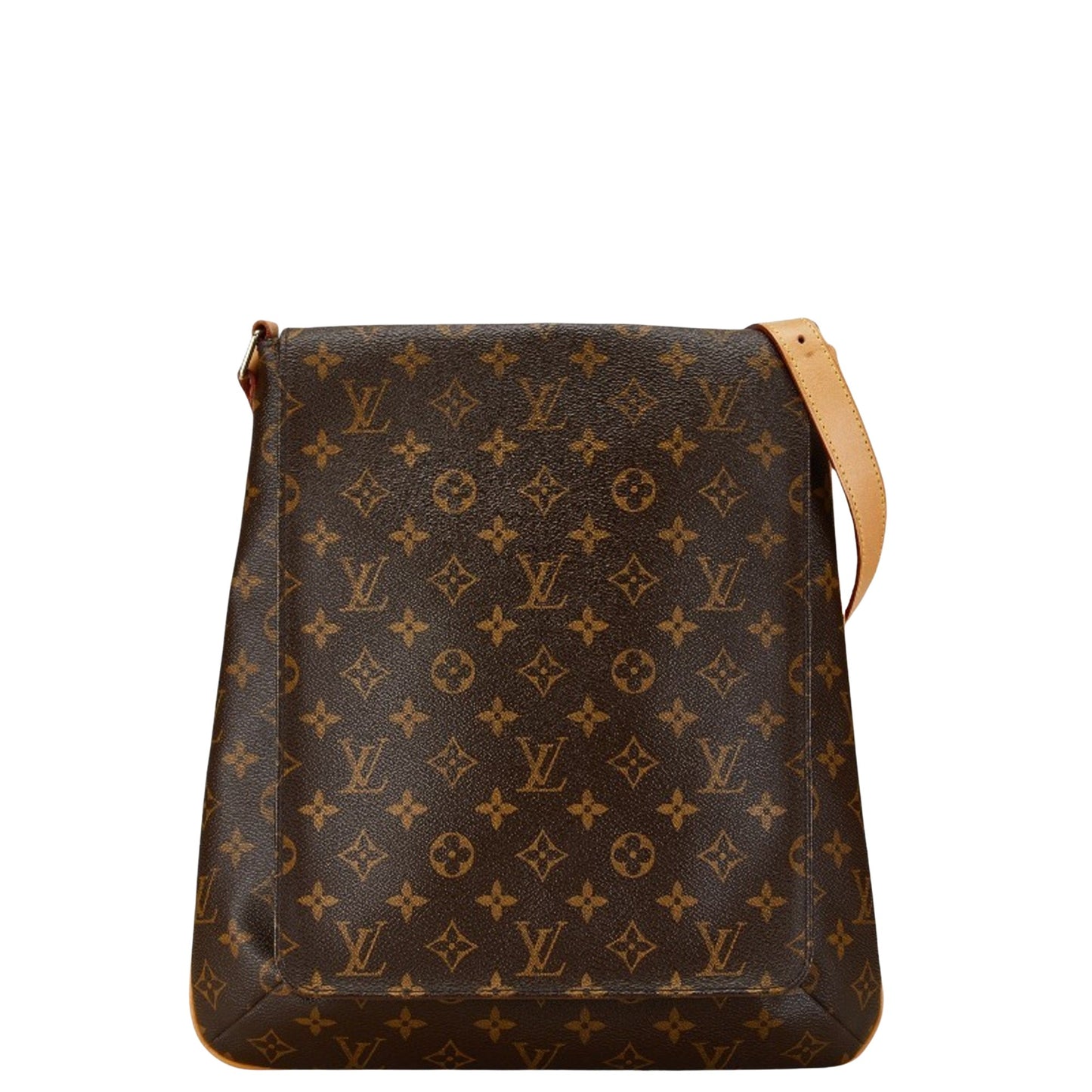 Louis Vuitton Musette Salsa, Brown, Canvas, shoulder