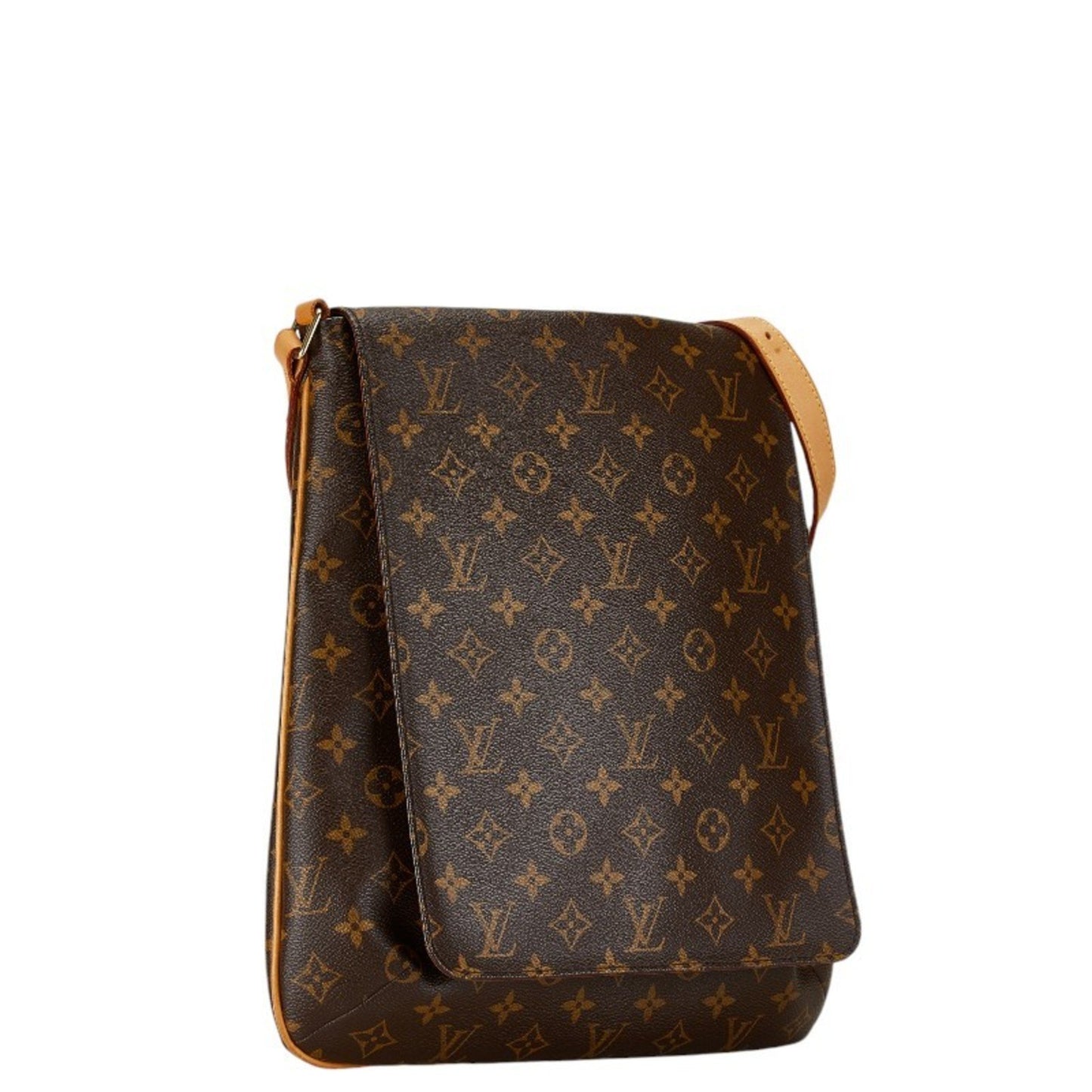 Louis Vuitton Musette Salsa, Brown, Canvas, shoulder