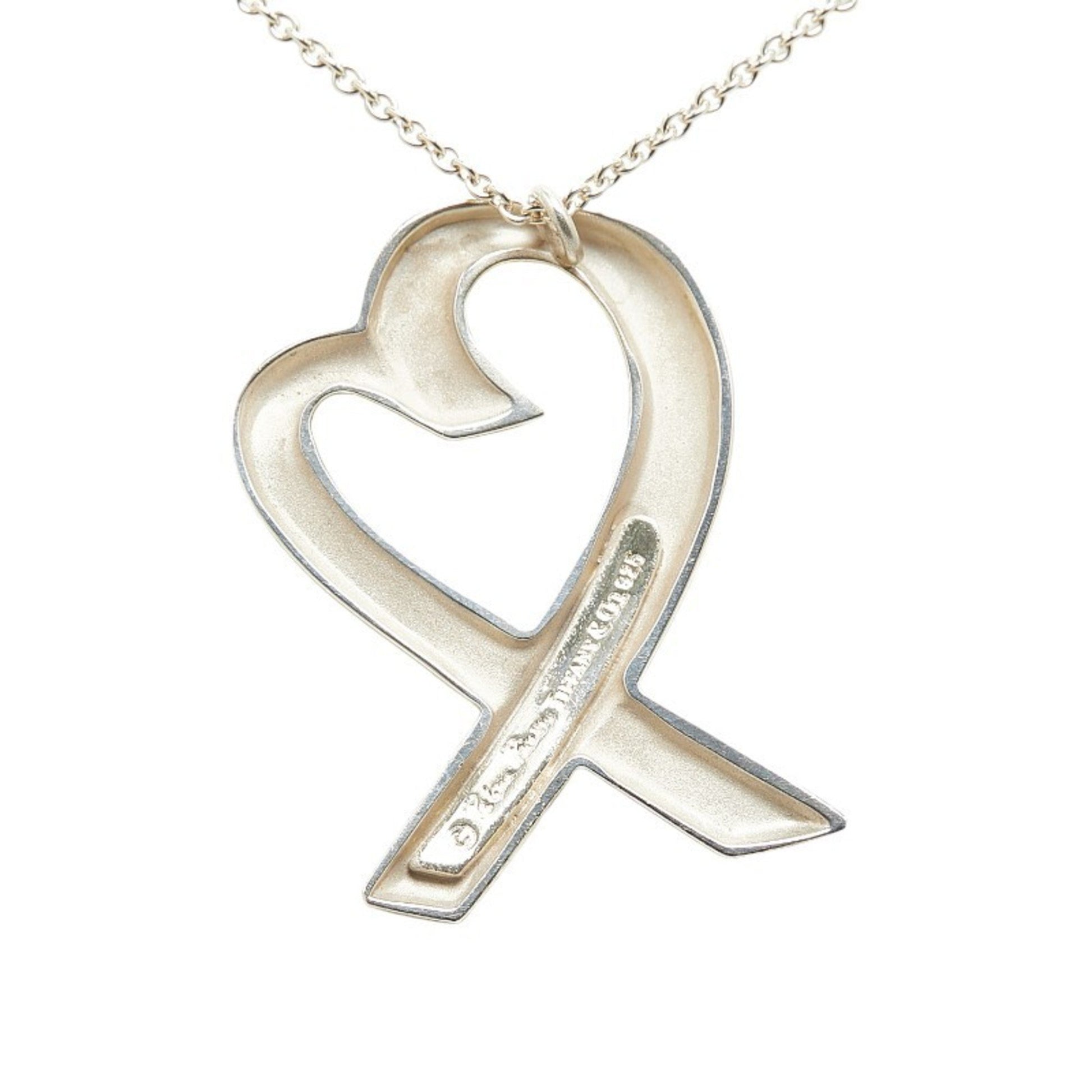 Tiffany & Co Loving heart, Silver, Silver, necklace