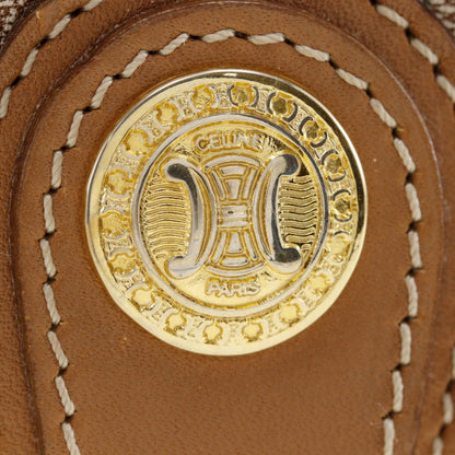 Céline Macadam, Beige, Canvas, shoulder