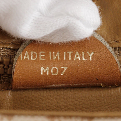 Céline Macadam, Beige, Canvas, shoulder