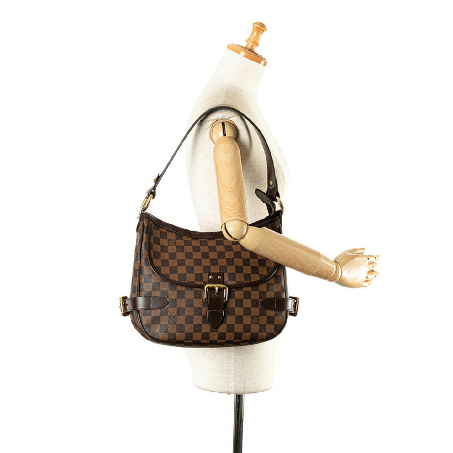 Louis Vuitton Highbury, Brown, Canvas, shoulder