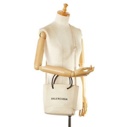 Balenciaga Cabas, White, Leather, tote
