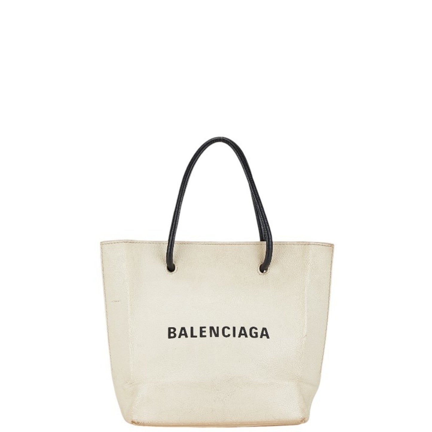 Balenciaga Cabas, White, Leather, tote
