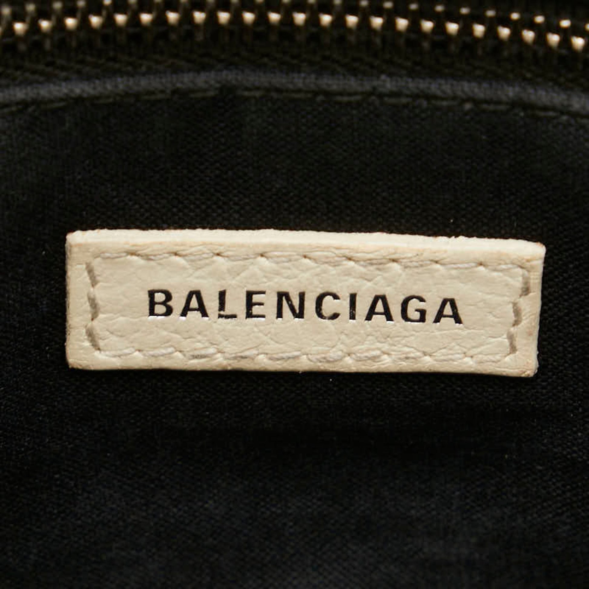 Balenciaga Cabas, White, Leather, tote