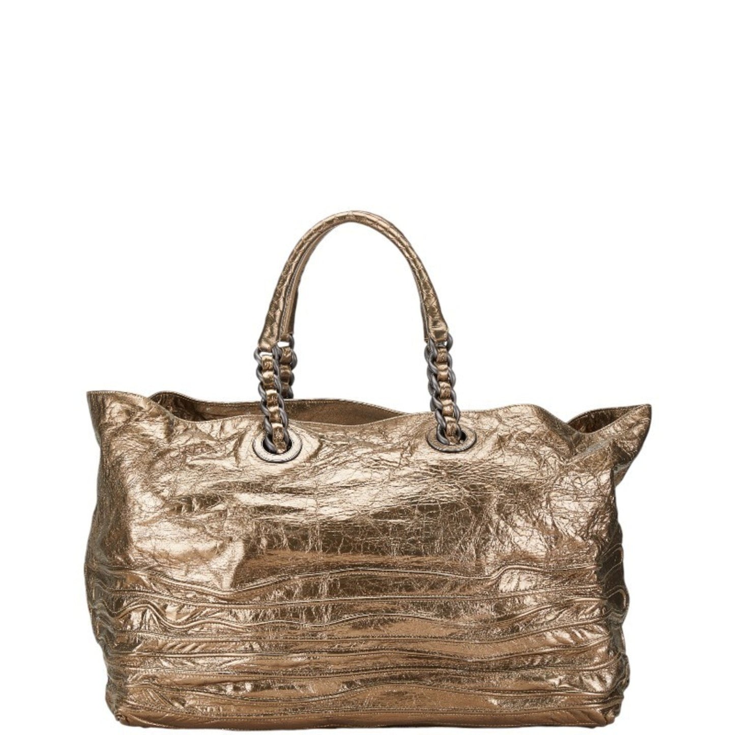 Bottega Veneta, Gold, Leather, tote